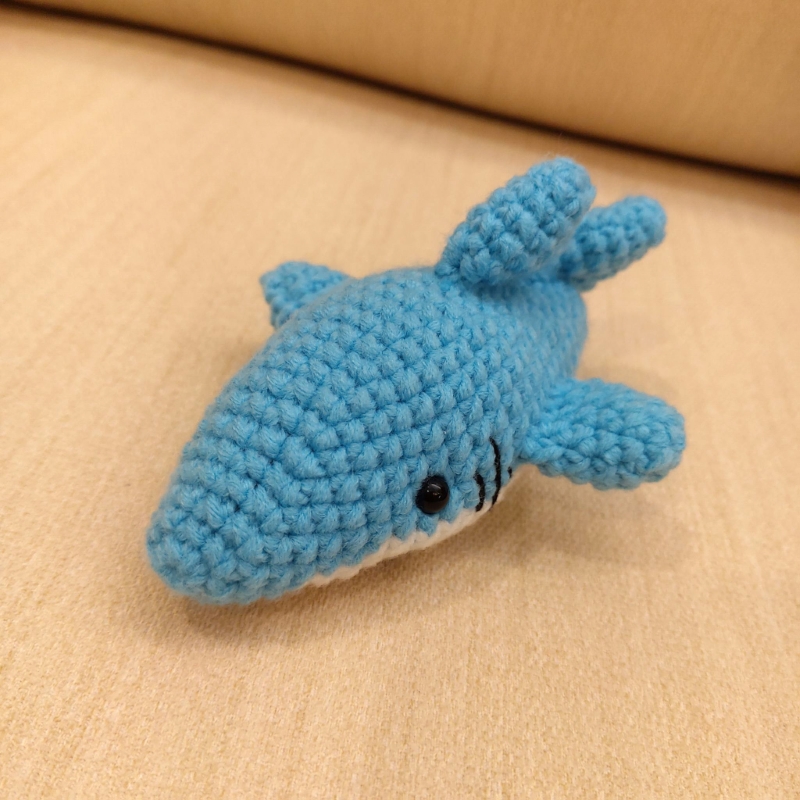 鯊魚 藍色 娃娃